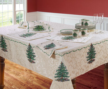 Christmas Tree 60" x 102" Oblong Tablecloth
